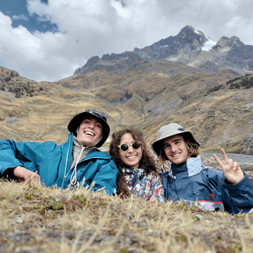Walk through the Andes Mountains